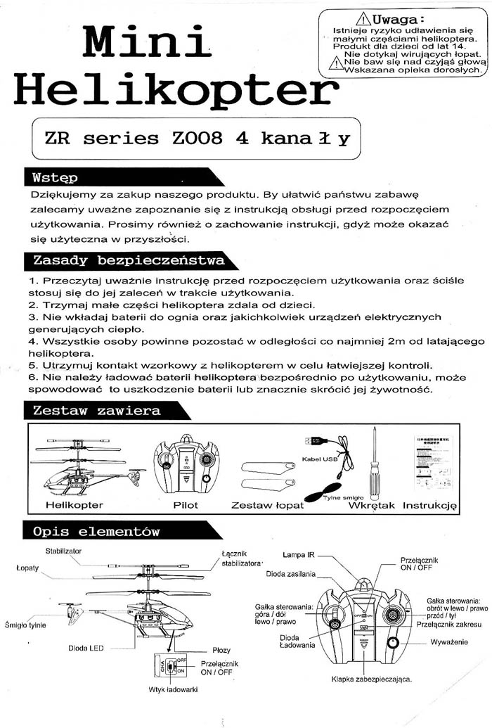 InstrukcjaHelikopteraZ008-1